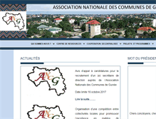 Tablet Screenshot of ancg-guinee.org